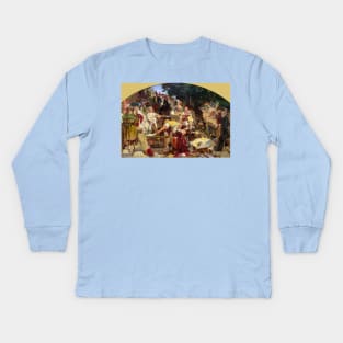 Work - Ford Maddox Brown Kids Long Sleeve T-Shirt